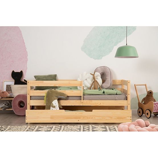 Kinderbett CPD Mila Plus mit Schublade - natur