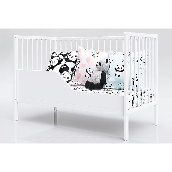 Kinderbett Dominik 120×60 cm – weiß