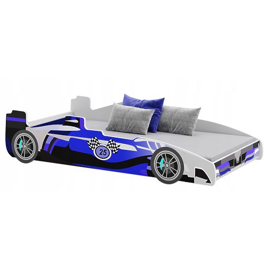 Kinderbett FORMULA blau 160 x 80 cm