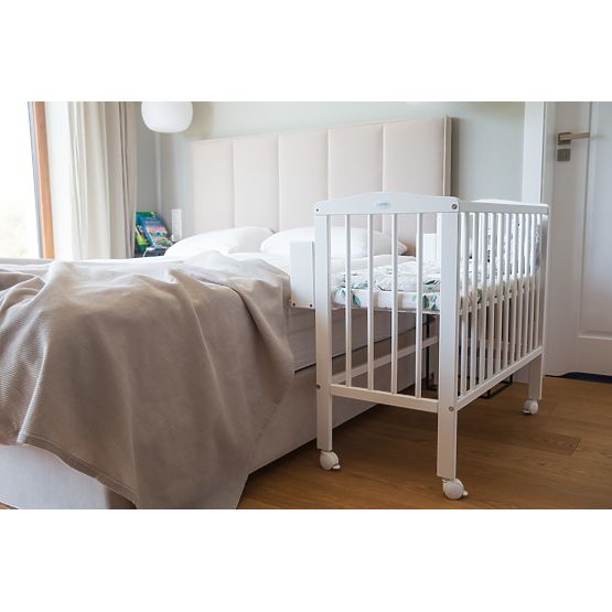 Beistellbett Amy - Weiß