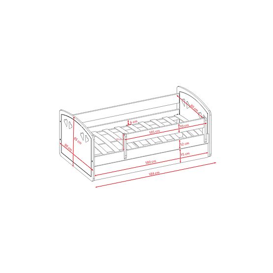 Kinderbett Julie - rosa