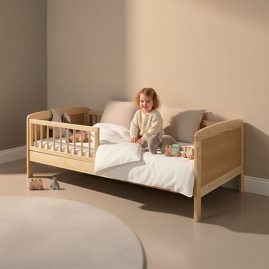 Junior Kinderbett - 160x70 cm - natur