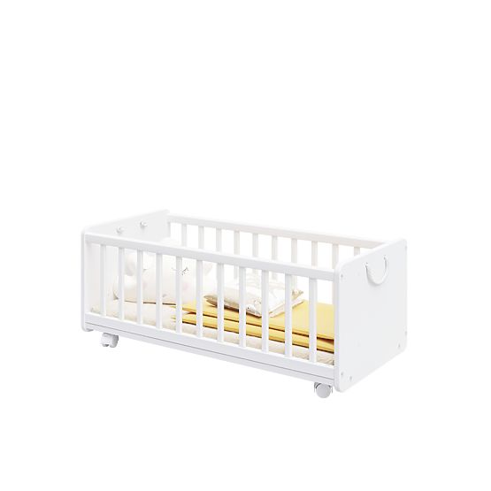 Gitterbett Babybett LETO 90x40 cm - weiß
