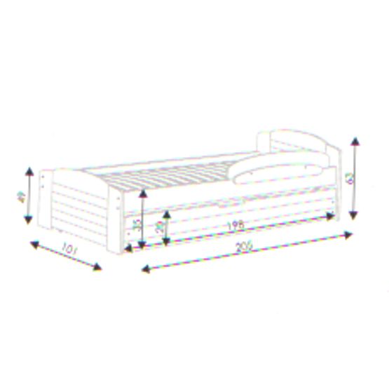 Kinderbett Lili - Weiß
