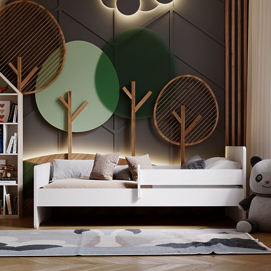 Kinderbett MAX mit Rausfallschutz 140x70