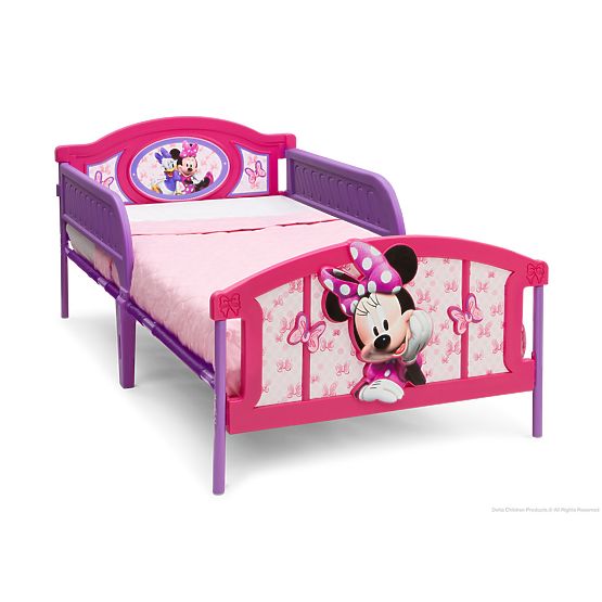 Kinderbett Minnie Maus 3D