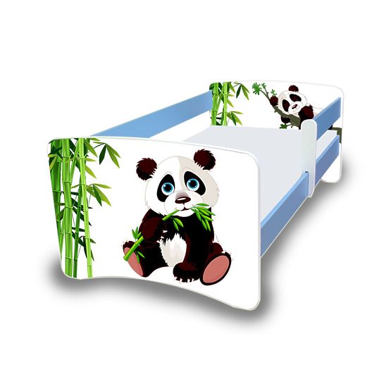 Kinderbett mit Gel§nder Nico - Panda
