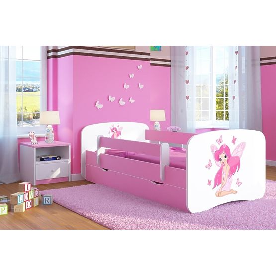 Kinderbett mit Rausfallschutz Ourbaby - Fee Leonka