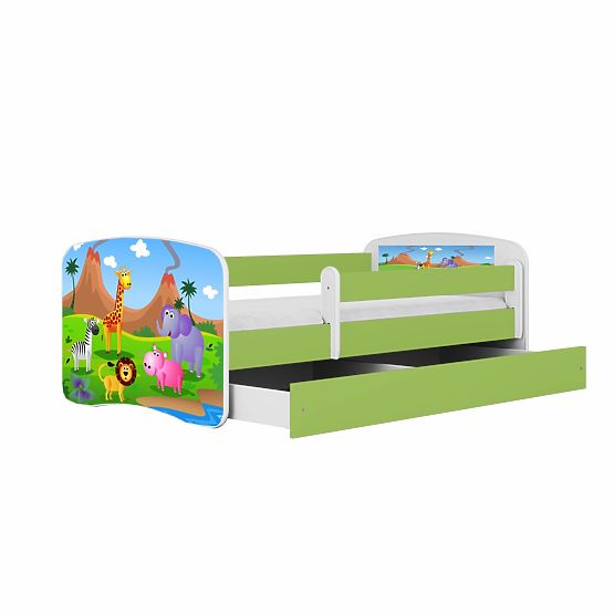 Kinderbett mit Rausfallschutz Ourbaby - Safari