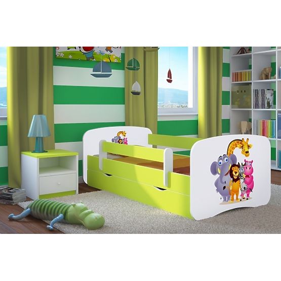Kinderbett mit Rausfallschutz Ourbaby - ZOO II