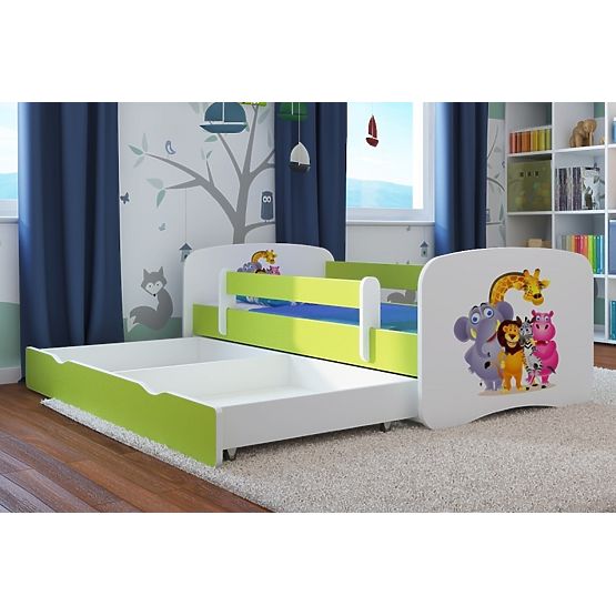 Kinderbett mit Rausfallschutz Ourbaby - ZOO II
