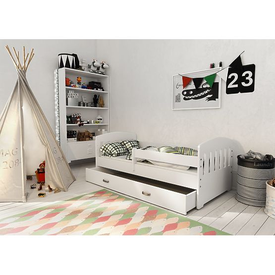 Kinderbett mit Rausfallschutz NIKI 160 x 80 cm