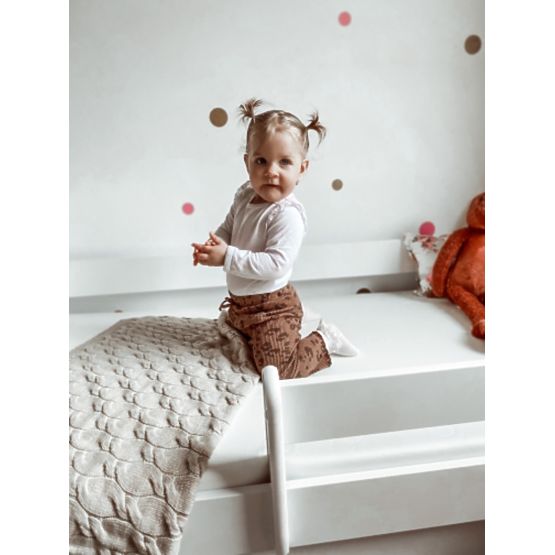Kinderbett mit Rausfallschutz Ourbaby - weiß