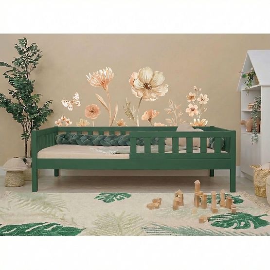 Kinderbett Montessori Ourbaby Meadow plus - grün