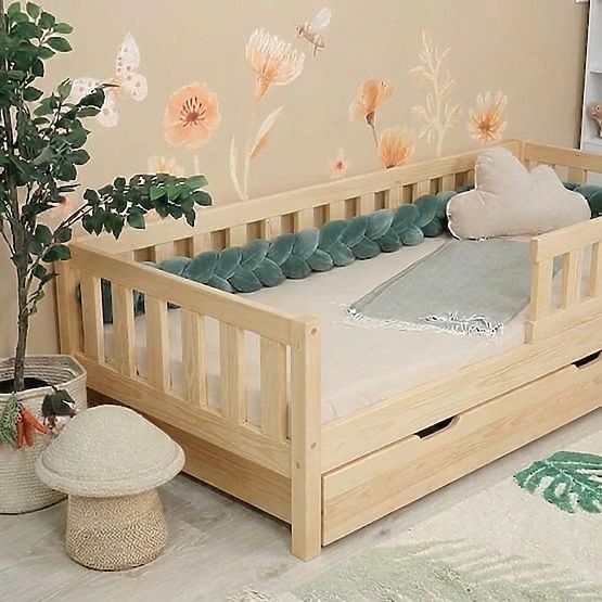 Kinderbett Montessori Ourbaby Meadow plus - natur