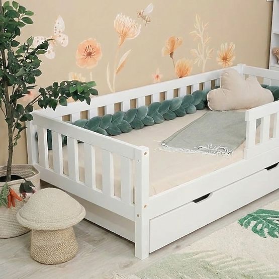 Kinderbett Ourbaby Meadow Plus - Weiß