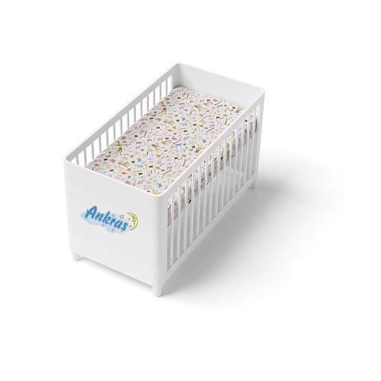 Kinderbettlaken aus Baumwolle - Sommerwiese