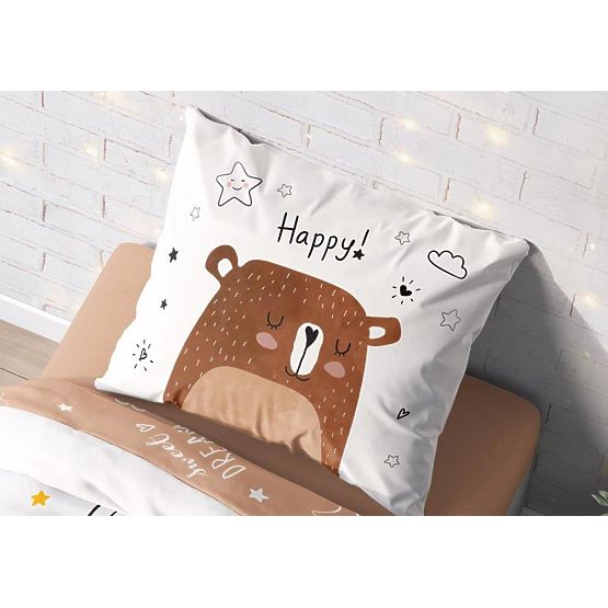 Kinderbettwäsche 140x200 cm + 70x90 cm Teddybär
