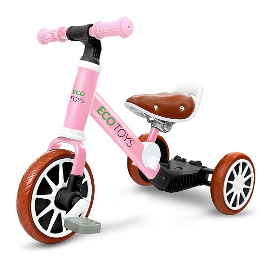 Kinderfahrrad Ellie 3in1 - rosa