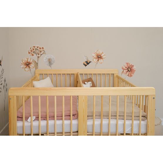 Holz-Kinderbett für Zwillinge Ourbaby - natur