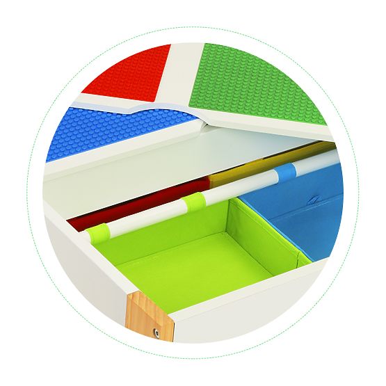 Kinderholztisch mit Stühlen Creative