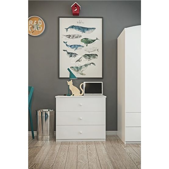 Kinderkommode Ourbaby - weiß