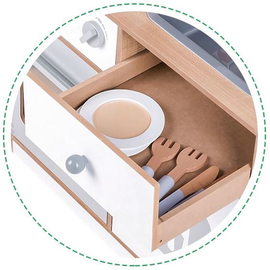 Kinderküche Comfort - Holz