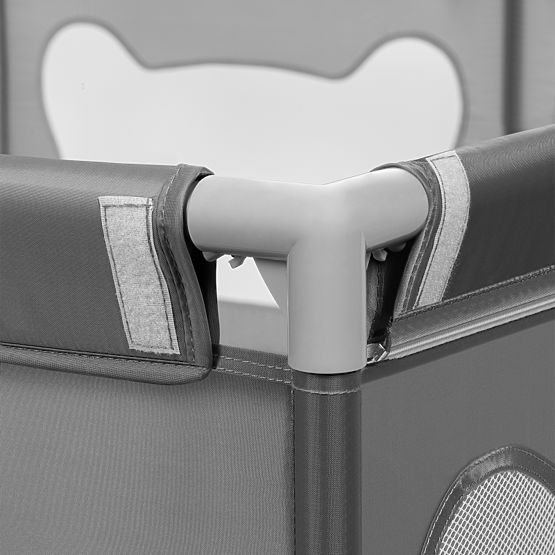 Kinderlaufstall Willow XL - Grau