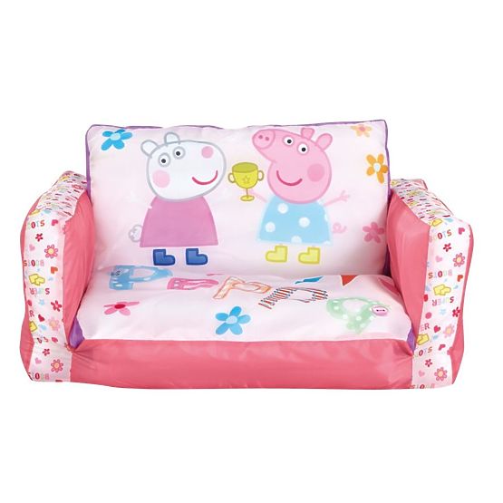 Kinder ausziehbares Sofa 2-in-1 Peppa Pig