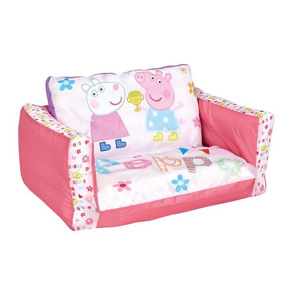 Kinder ausziehbares Sofa 2-in-1 Peppa Pig
