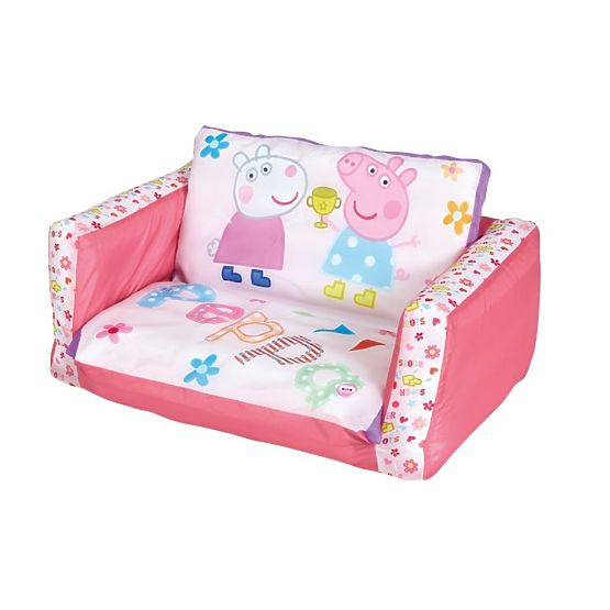 Kinder ausziehbares Sofa 2-in-1 Peppa Pig
