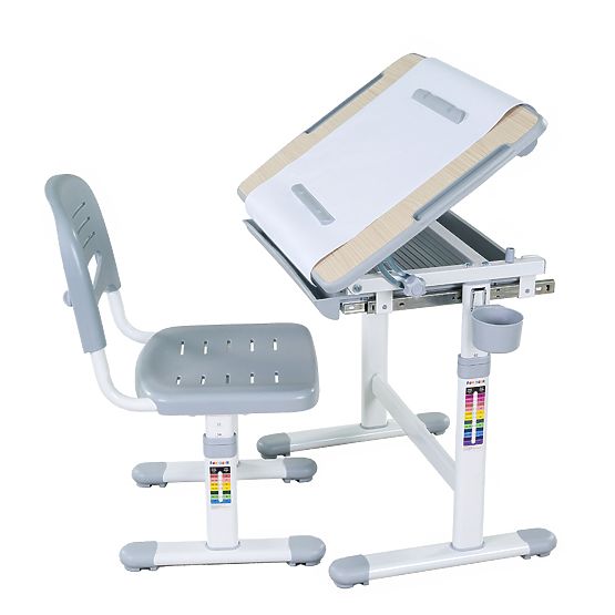 Kinderschreibtisch + Stuhl BAMBINO - verschiedene Farben