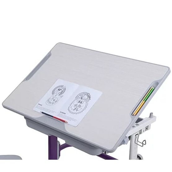 Kinderschreibtisch + Stuhl CUBBY LUPIN - violett