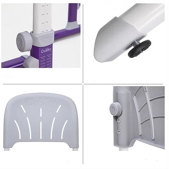 Kinderschreibtisch + Stuhl CUBBY LUPIN - violett