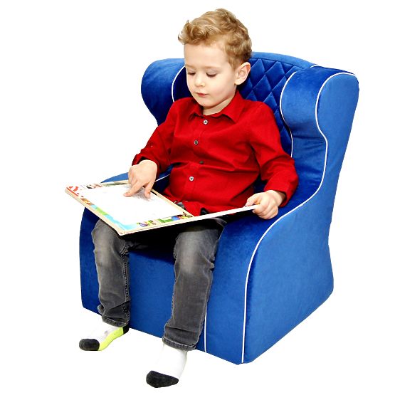 Kindersessel PREMIUM - blau