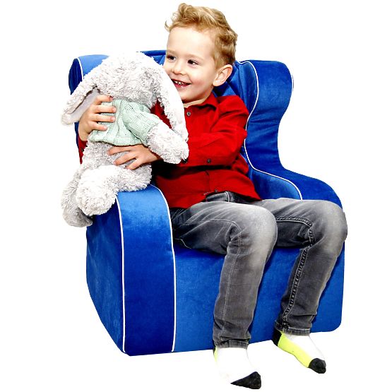 Kindersessel PREMIUM - blau
