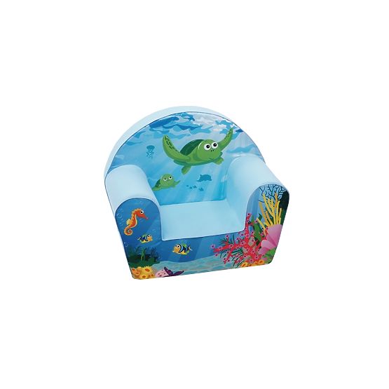 Kindersessel SCHILDKRÖTE - blau