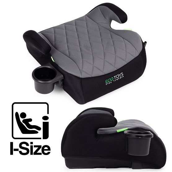 Kindersitzerhöhung i-SIZE Höhe 125-150 cm mit Getränkehalter ECOTOYS