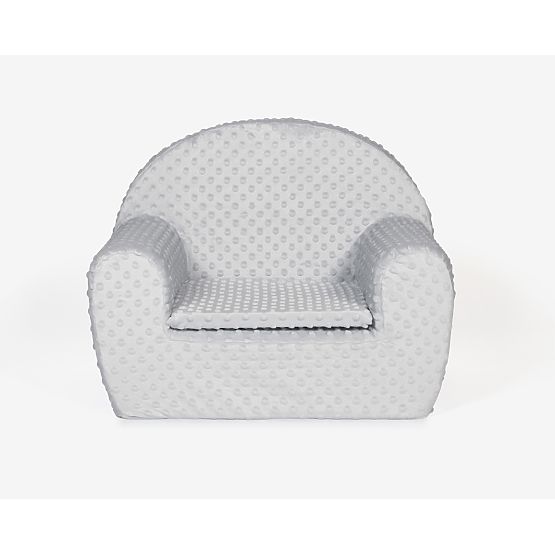 Kindersofa Minky - grau