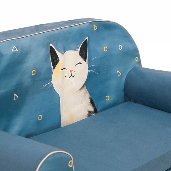 Kindersofa - Schlafendes Kätzchen