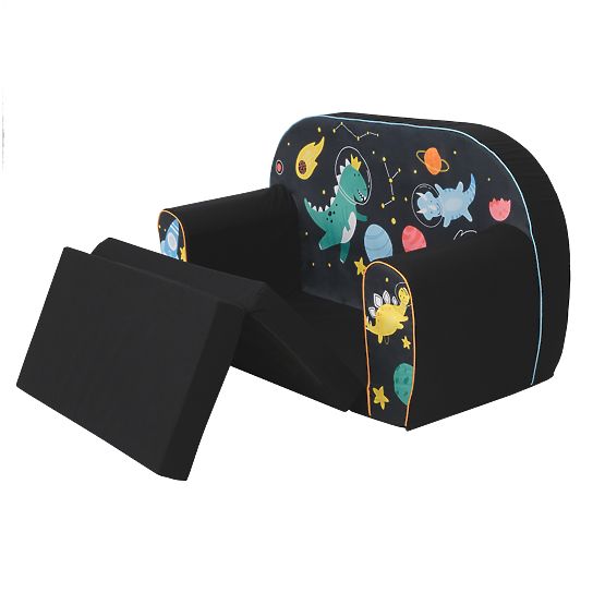 Kindersofa - Weltraum-Dinosaurier