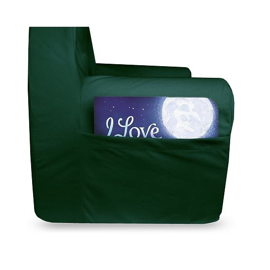 Kindersessel mit Öhrchen - dunkelgrün