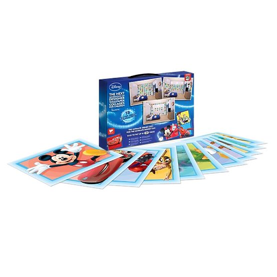 Kindertapete Disney - Collage blau
