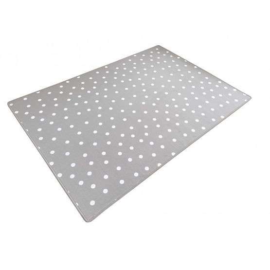 Kinderteppich Dots - grau