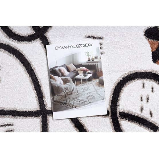 Kinderteppich FUN Game, Spielteppich, Lama Creme