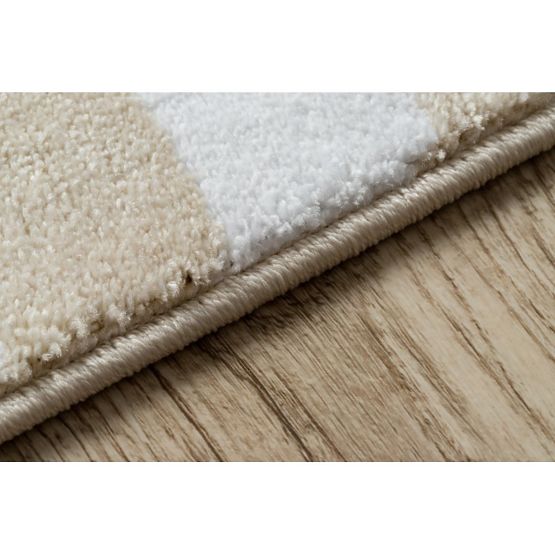 Kinderteppich PETIT - Vögel - beige-weiß