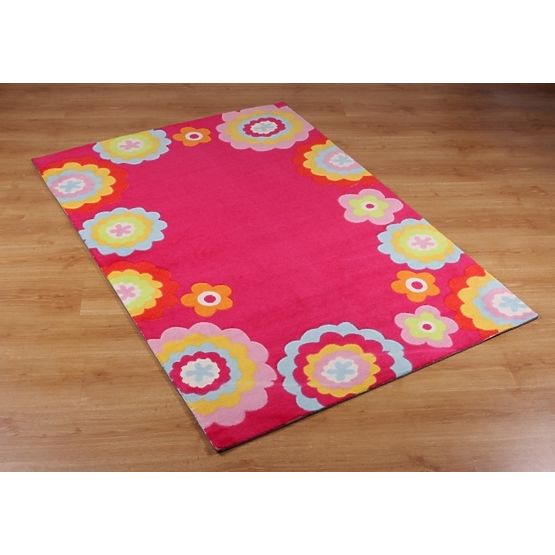 Kinderteppich - PURPLE FLOWERS N