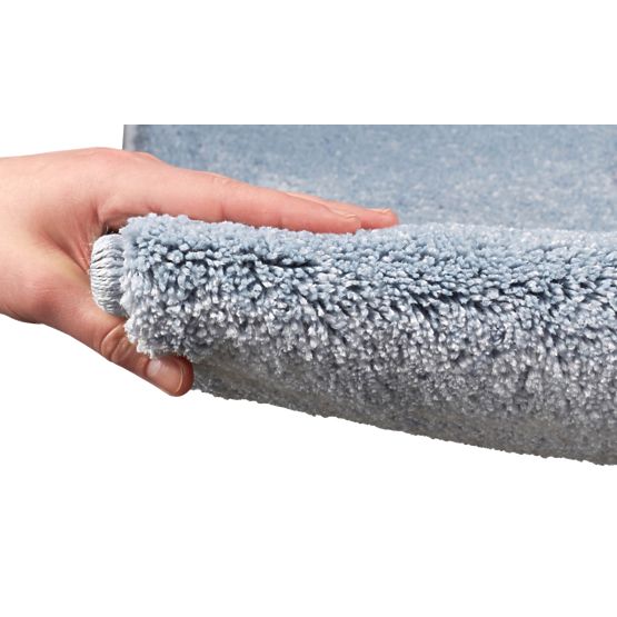 Kinderteppich STAR blau/silber-grau