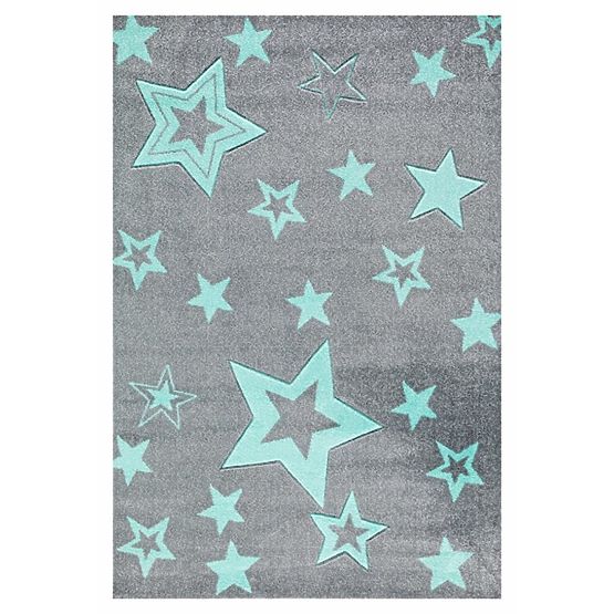 Kinderteppich STARLIGHT grau/minze