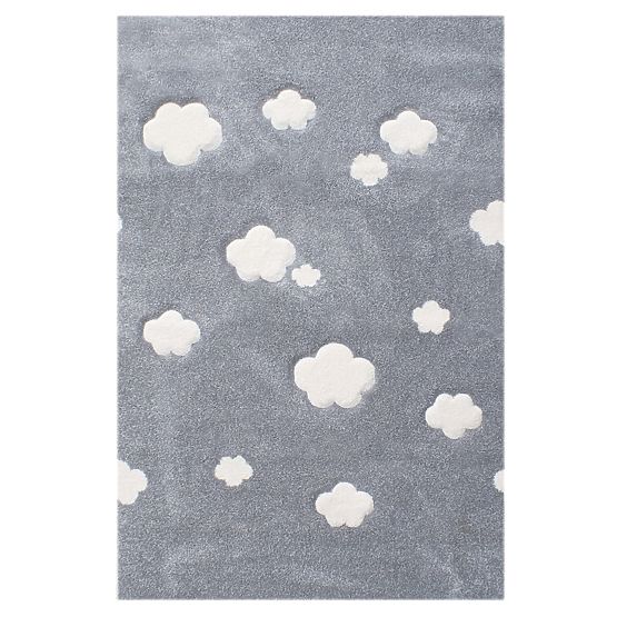 Kinderteppich Starlight silber-grau